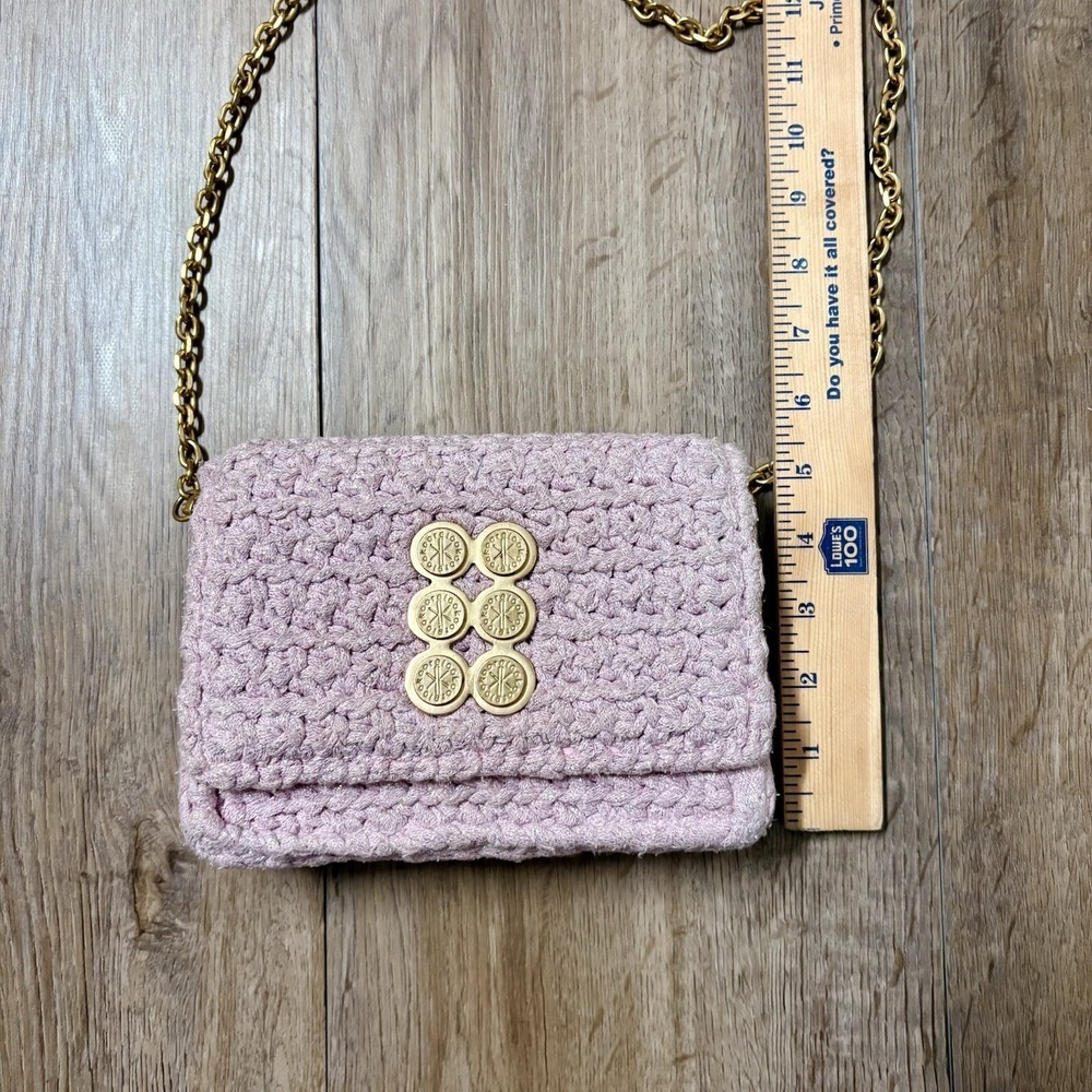Kooreloo Amalfi Crochet Crossbody Purse Bag Cluth Chain Made In Greece MSRP $395 - Picture 12 of 16